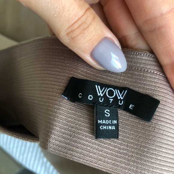 Bronze bandage pencil skirt - Picture 2 of 2